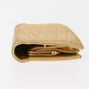 CHANEL Clutch Bag Leather Gold CC Auth 146526-6