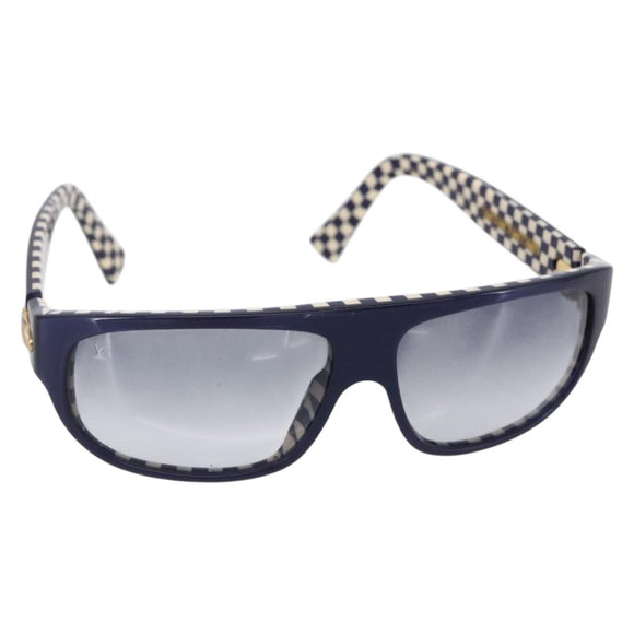 LOUIS VUITTON Damier Sunglasses plastic Navy Z0014E LV Auth 146529