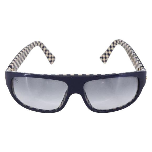 LOUIS VUITTON Damier Sunglasses plastic Navy Z0014E LV Auth 146529