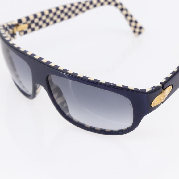 LOUIS VUITTON Damier Sunglasses plastic Navy Z0014E LV Auth 146529