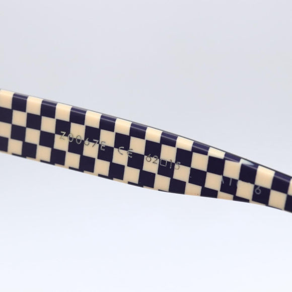 LOUIS VUITTON Damier Sunglasses plastic Navy Z0014E LV Auth 146529