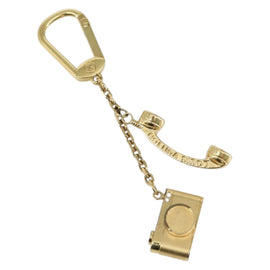 LOUIS VUITTON Porte Cles Hollywood Charm Gold M65382 LV Auth 146530