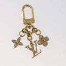 LOUIS VUITTON Micro Charm LV Iconic Key Holder metal Gold M01566 LV Auth 146531-2