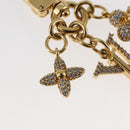 LOUIS VUITTON Micro Charm LV Iconic Key Holder metal Gold M01566 LV Auth 146531-3