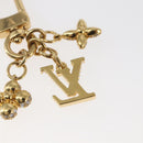 LOUIS VUITTON Micro Charm LV Iconic Key Holder metal Gold M01566 LV Auth 146531-8