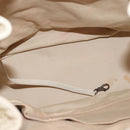 CHANEL Wild Stitch Chain Shoulder Bag Leather Ivory Silver CC Auth 146532-10