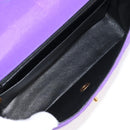 CHANEL Matelasse 25 Chain Shoulder Bag Nylon Purple Gold CC Auth 146533SM-23