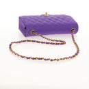 CHANEL Matelasse 25 Chain Shoulder Bag Nylon Purple Gold CC Auth 146533SM-8