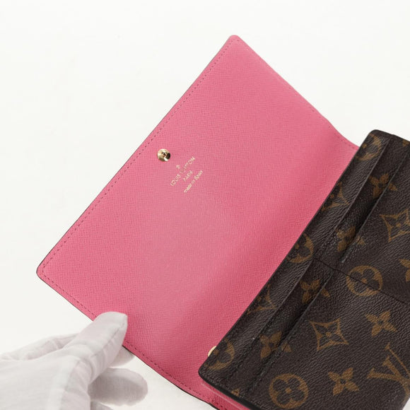 LOUIS VUITTON Monogram Vivienne Portefeuille Sarah Wallet M68491 LV Auth 146538AM