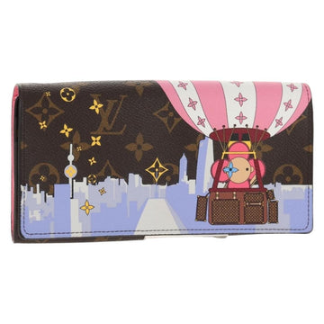 LOUIS VUITTON Monogram Vivienne Portefeuille Sarah Wallet M68491 LV Auth 146538AM