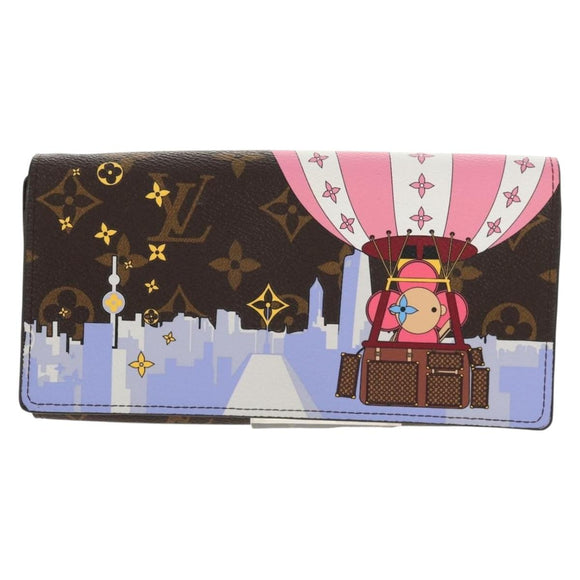 LOUIS VUITTON Monogram Vivienne Portefeuille Sarah Wallet M68491 LV Auth 146538AM