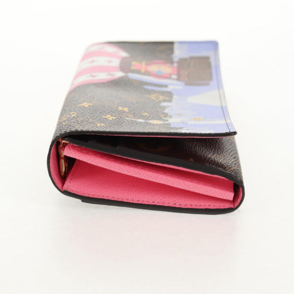 LOUIS VUITTON Monogram Vivienne Portefeuille Sarah Wallet M68491 LV Auth 146538AM