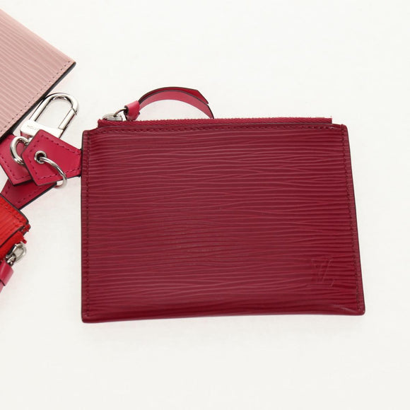 LOUIS VUITTON Epi Trio Pass Card Case Multicolor M62254 LV Auth 146539SAM