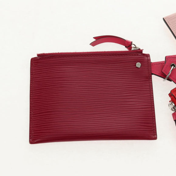 LOUIS VUITTON Epi Trio Pass Card Case Multicolor M62254 LV Auth 146539M