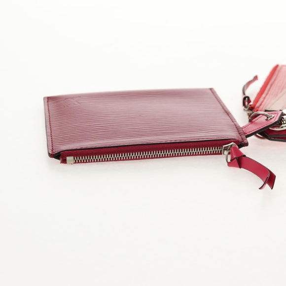 LOUIS VUITTON Epi Trio Pass Card Case Multicolor M62254 LV Auth 146539SAM