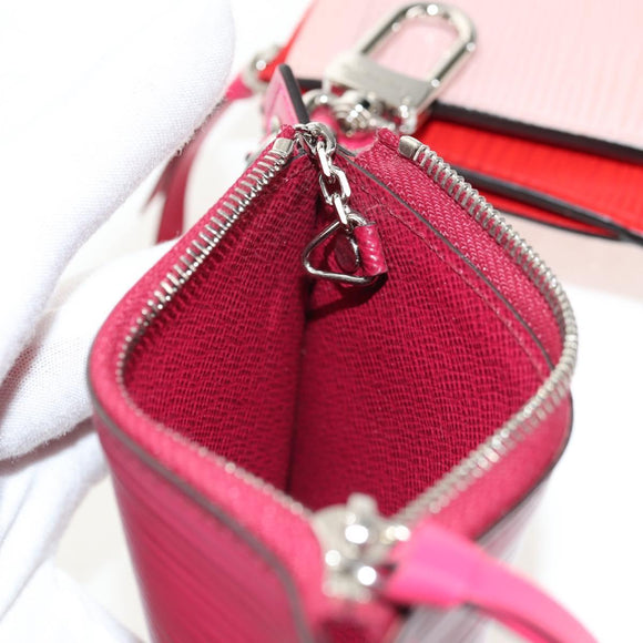 LOUIS VUITTON Epi Trio Pass Card Case Multicolor M62254 LV Auth 146539M