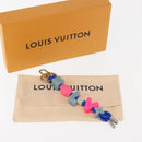 LOUIS VUITTON Porte Cles LV Play Key Holder rubber Blue Pink MP3458 Auth 146540-10
