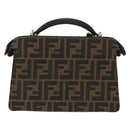 FENDI Pokémon Fragment Collaboration Peek A Boo Bag 2way Brown Auth 146549SM-2