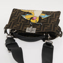 FENDI Pokémon Fragment Collaboration Peek A Boo Bag 2way Brown Auth 146549SM-6