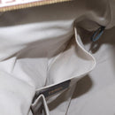 FENDI Zucchino Canvas Tote Bag White Brown Auth 146551V-22