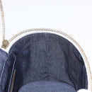 CHANEL Chain Vanity Shoulder Bag Tweed White Gold CC Auth 146553SAM-23