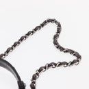 CHANEL Matelasse Chain Bag Patent leather 2way Purple Silver CC Auth 146555V-15