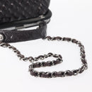 CHANEL Matelasse Chain Bag Patent leather 2way Purple Silver CC Auth 146555V-8