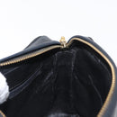 CHANEL Matelasse Chain Shoulder Bag Lamb Skin Black Gold CC Auth 146556V-19