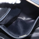 CHANEL Matelasse Chain Shoulder Bag Lamb Skin Black Gold CC Auth 146556V-22