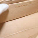 CHANEL Matelasse Backpack Lamb Skin Beige Gold CC Auth 146557V-20