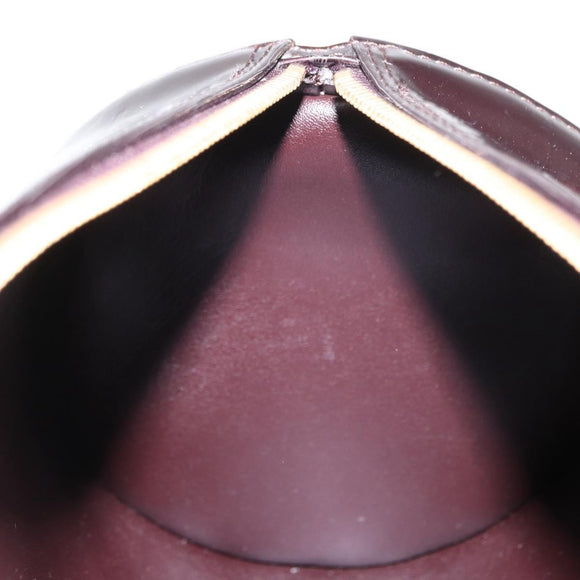 LOUIS VUITTON Monogram Vernis Bedford Hand Bag Amarante M91996 LV Auth 146559V