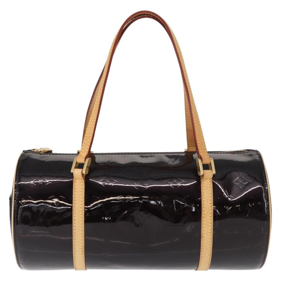 LOUIS VUITTON Monogram Vernis Bedford Hand Bag Amarante M91996 LV Auth 146559V
