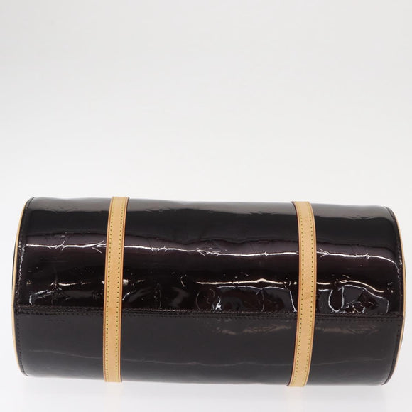 LOUIS VUITTON Monogram Vernis Bedford Hand Bag Amarante M91996 LV Auth 146559V