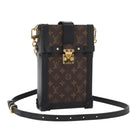 LOUIS VUITTON Monogram Pochette Trunk Vertical Bag M63913 LV Auth 146560SAM-1