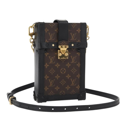 LOUIS VUITTON Monogram Pochette Trunk Vertical Bag M63913 LV Auth 146560SAM