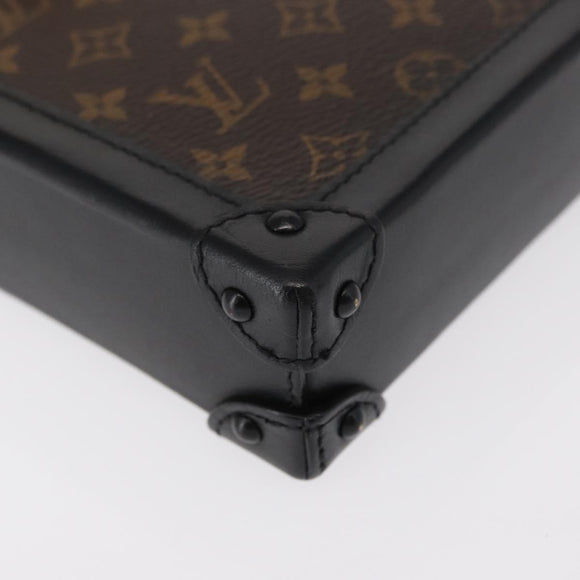 LOUIS VUITTON Monogram Pochette Trunk Vertical Bag M63913 LV Auth 146560SAM
