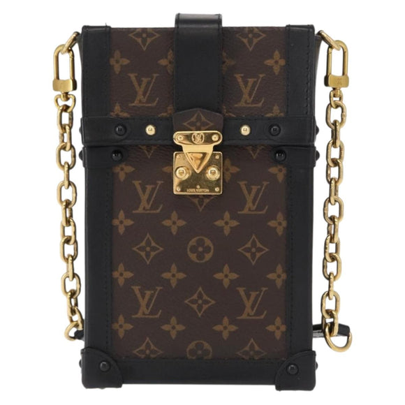 LOUIS VUITTON Monogram Pochette Trunk Vertical Bag M63913 LV Auth 146560SAM
