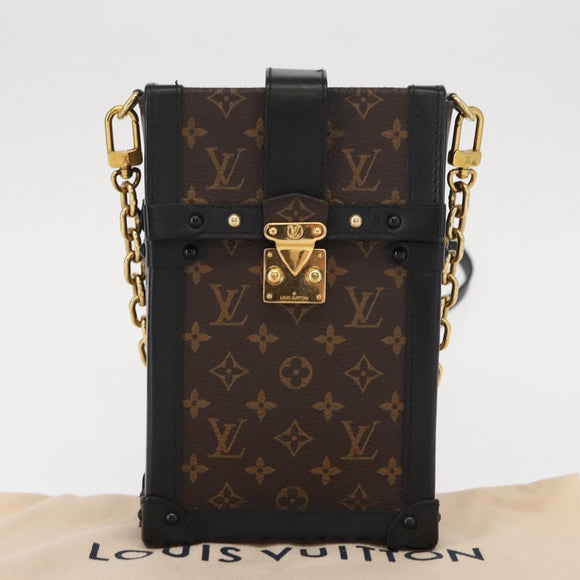 LOUIS VUITTON Monogram Pochette Trunk Vertical Bag M63913 LV Auth 146560SAM