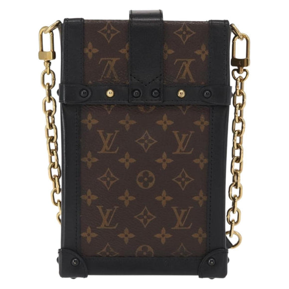 LOUIS VUITTON Monogram Pochette Trunk Vertical Bag M63913 LV Auth 146560SAM