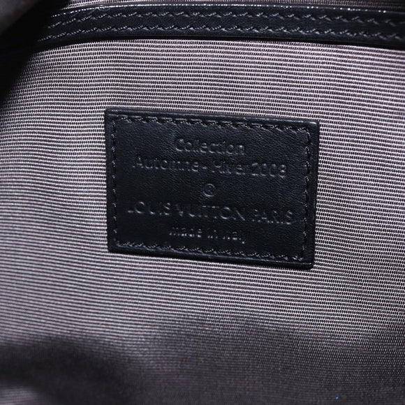 LOUIS VUITTON Paris Speedy Cube Hand Bag Leather Black M95816 LV Auth 146562SM