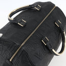 LOUIS VUITTON Paris Speedy Cube Hand Bag Leather Black M95816 LV Auth 146562SM-6