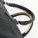 LOUIS VUITTON Paris Speedy Cube Hand Bag Leather Black M95816 LV Auth 146562SM-14