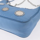 PRADA Re-edition Shoulder Bag Nylon 2way Light Blue 1BH204 Auth 146563SAM-16