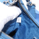 PRADA Re-edition Shoulder Bag Nylon 2way Light Blue 1BH204 Auth 146563SAM-11