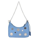 PRADA Re-edition Shoulder Bag Nylon 2way Light Blue 1BH204 Auth 146563SAM-2