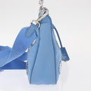 PRADA Re-edition Shoulder Bag Nylon 2way Light Blue 1BH204 Auth 146563SAM-3