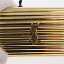 SAINT LAURENT Chain Cassandra Shoulder Bag plastic Gold Auth 146564SAM-20