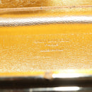 SAINT LAURENT Chain Cassandra Shoulder Bag plastic Gold Auth 146564SAM-21