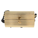 SAINT LAURENT Chain Cassandra Shoulder Bag plastic Gold Auth 146564SAM-14