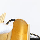 SAINT LAURENT Chain Cassandra Shoulder Bag plastic Gold Auth 146564SAM-23